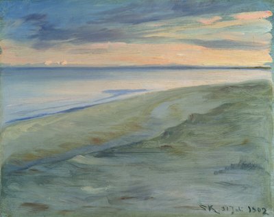 The Beach, Skagen by Peder Severin Krøyer